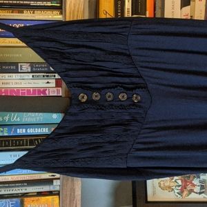 Navy midi/ankle dress